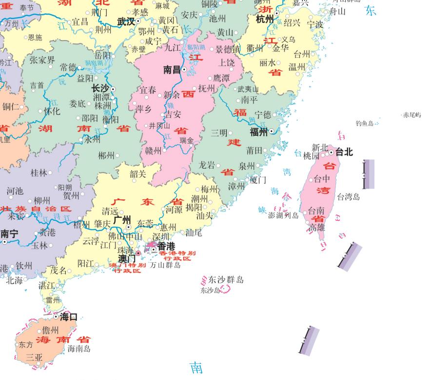 浙江省最新地图概览