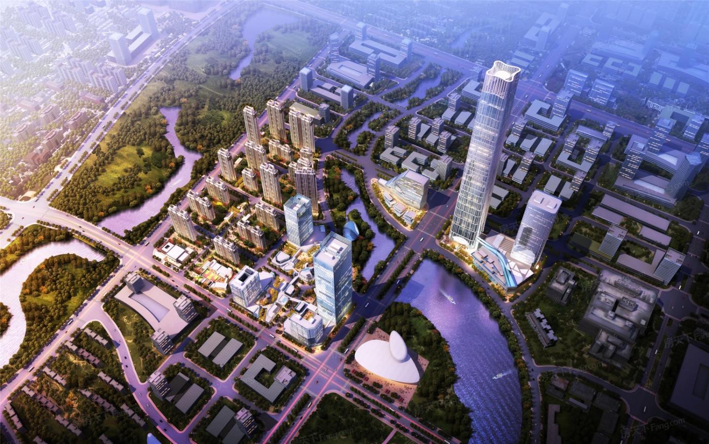 最新光谷中心城，科技之光闪耀未来核心区域
