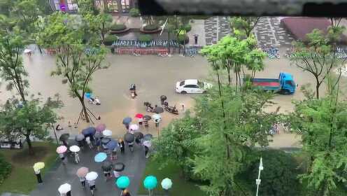 成都大暴雨最新视频，城市与水的不解之缘