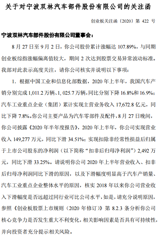 双林股份最新状况及分析概述