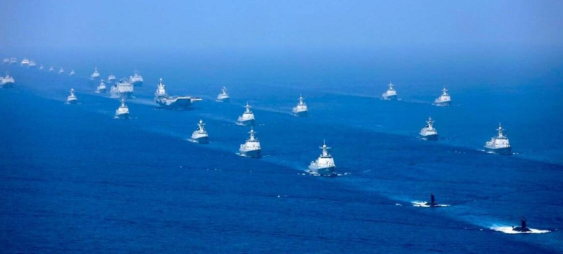 南海展现大国海军实力与决心，最新军舰强势巡航