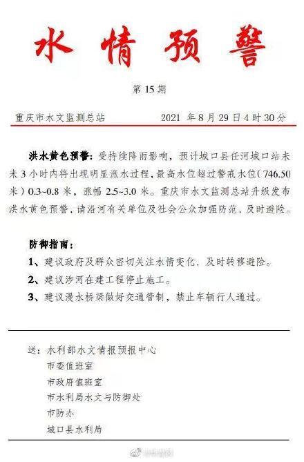 重庆洪水最新消息更新，实时掌握洪水动态