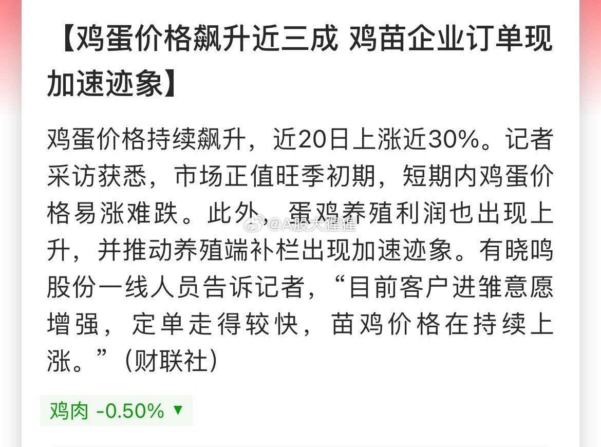 鸡蛋大涨最新消息，市场走势分析与预测及价格变动报告