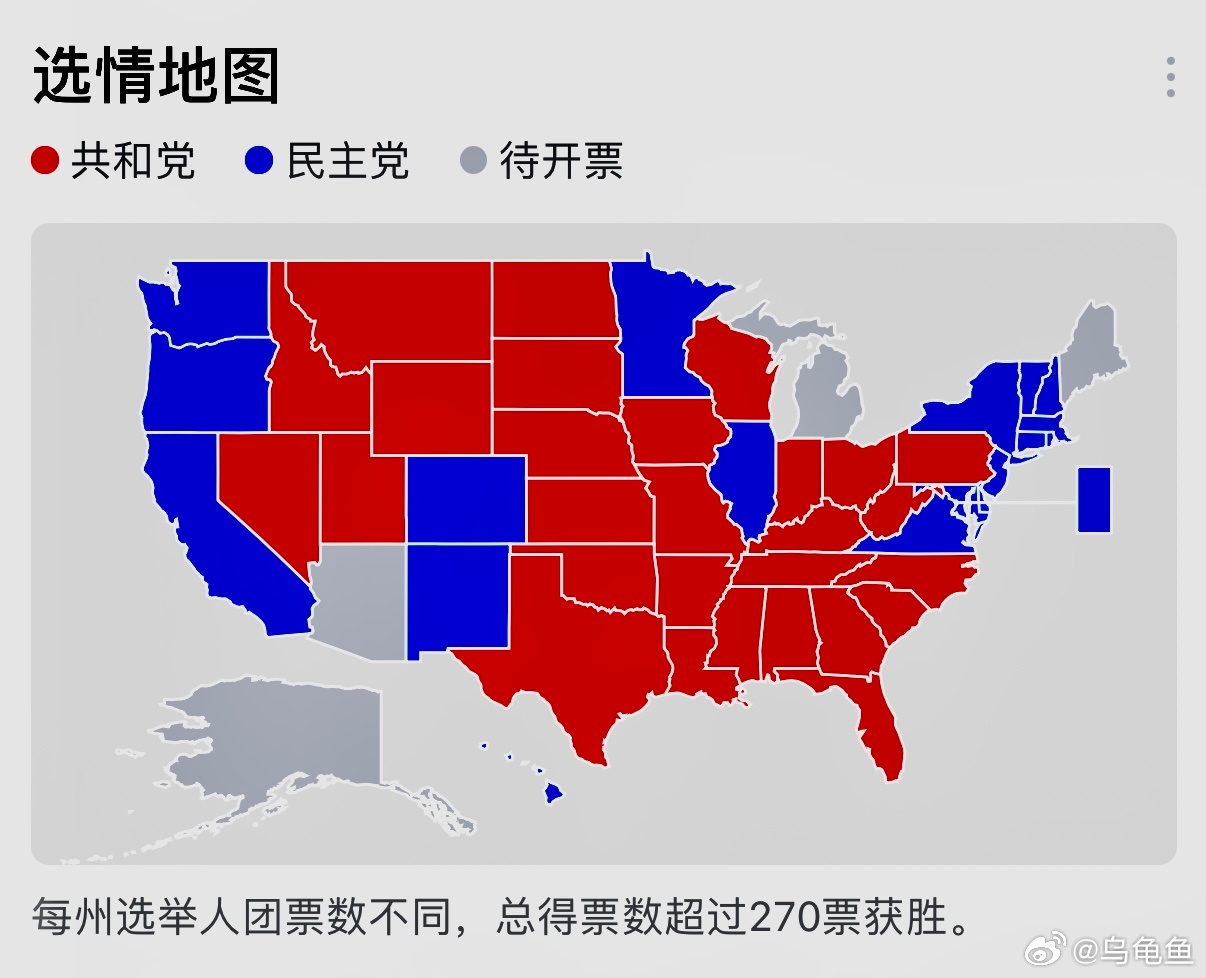 特朗普最新选举地图，揭示大选背后的深层动态与策略博弈
