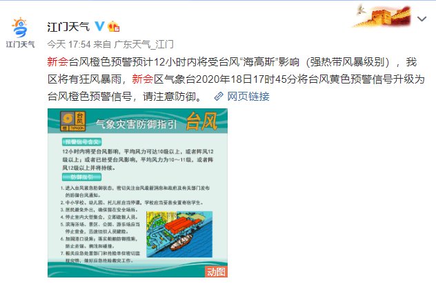 江门市台风最新消息及其影响分析